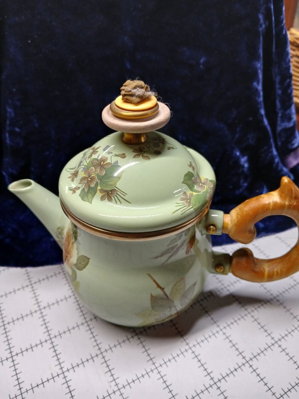 MacKenzie-Childs 2 Cup Teapot